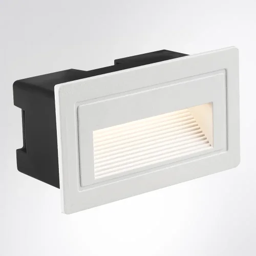 Встраиваемый светильник LED Piazza A7223IN-1WH Arte Lamp уличный IP65 белый 1 лампа, плафон белый в стиле хай-тек современный LED фото 2